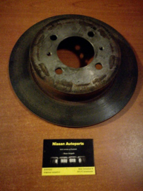 Remschijf achteras 258mm Nissan 43206-54C01 B13/ N15