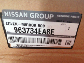 Spiegelkap rechts Nissan Qashqai J11 96373-4EA8E Origineel