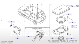 Speaker Nissan Micra K11 28158-6F610