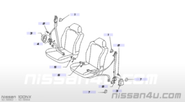 Veiligheidsgordel linksvoor Nissan 100NX B13 86845-70Y03 Gebruikt.