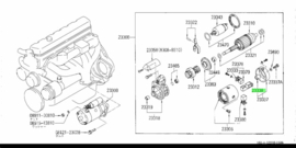 Startmotorbus SD33 Nissan Patrol 160 23338-61503 Origineel.