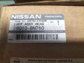 Assy-headlamp Nissan Almera 26010-BN760 Original.