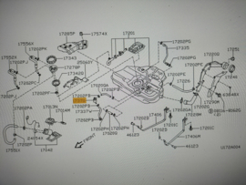 Valve check Nissan Micra K11 17370-5F000 Used part.