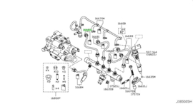 Tube injection, no 1 Nissan 16680-00QAC E11/ J10/ JJ10 Used part.
