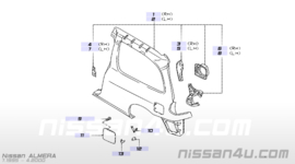 Tankklepje Nissan Almera N15 78830-1N520 BW3