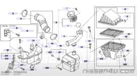 Resonator Nissan Primera P11 16585-2F205