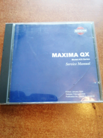 Electronic Service manual '' Model A33 series '' Nissan Maxima A33 SM0E00-1A33E0E Gebruikt.