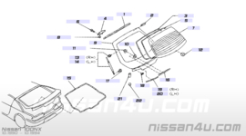 Achterklep Nissan 100NX B13 90100-66Y30 (AL0) Gebruikt .20240803