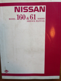 Service manual '' Model 160 & 61 series '' SM4E-0160G0 Nissan Patrol 160/ 61 Gebruikt.