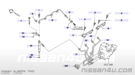 Verstuiverleiding YD22DDT Nissan 16671-AD211