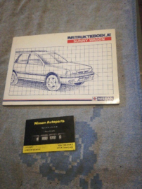 Instructieboekje '' Nissan Sunny Wagon Y10 '' OM1D-0Y10E0E