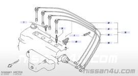 Cable set high tension Nissan Micra K11 22440-99B00 Used