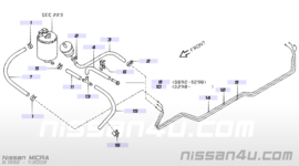 T-stuk slangverbinder Nissan 18792-0E000