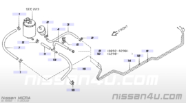 Ontluchtingsslang vacuümverdamper Nissan Micra K11 18791-5F504