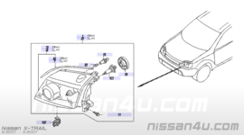 Lampfitting stadslicht Nissan 26240-AG000 T30/T31/Y61