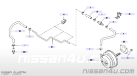 Ventiel remdrukbekrachtiger Nissan 47478-51E00 A32/ D22/ E24/ J30/ N14/ N15/ P10/ P11/ S13/ S13/ W10/ WP11/ Y10/ Y60