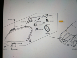 Koplamp rechts Nissan Qashqai J10 26010-BR01B 2010 + Origineel.