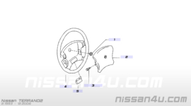 Wheel steering, less pad Nissan Terrano2 R20 48430-AV764 Used part.