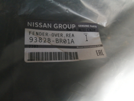 Spatbordverbreder rechtsachter Nissan Qashqai J10 93828-BR01A (93828-BR0**) Origineel.