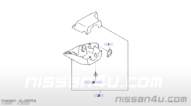 Cover set-steering column Nissan Almera N15 48470-1N610 Used part.