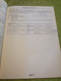 Service manual ''Model D21 series Supplement-V'' Nissan Pickup D21 SM9E-D21SE0 Used part.
