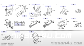 Afdekkap pluspool Nissan 24345-51E64 B13/ K11/ N14/ P11/ S14/ WP11/ Y10