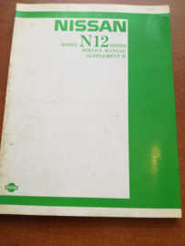 Service manual '' Model N12 series Supplement II'' Nissan Cherry N12