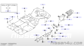 Hitteschild Nissan Primera P11/ WP11 74814-2J000