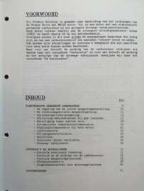 Product bulletin volume 26 '' MA12E-motor Nissan Micra U9  introductie mededeling '' Gebruikt.