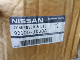 Condenser & liquid tank assy Nissan Qashqai J10/ JJ10 92100-JD20A (92110-JD00B) Original.