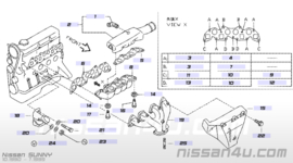 Inlaatspruitstukpakking CD20 Nissan 14033-57J01