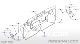 Zijafscherming dashboard rechts Nissan 66900-65Y03 B13/ N14