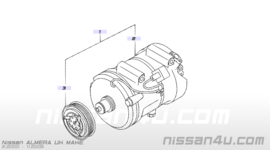 Compressor-cooler QG15DE / QG18DE / SR20DE Nissan 92600-9F501 N16/ P11/ V10/ WP11