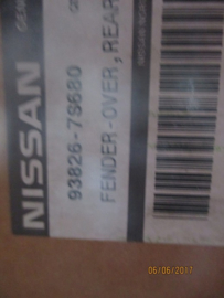 Spatbordverbreder links achter Infinity QX56 93826-7S680