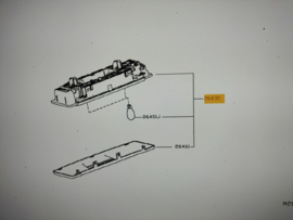 Map lamp assy Nissan Micra K14 26430-5TA0A Used part. Operation unknown