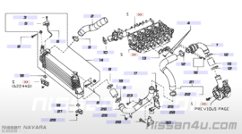 Turboslang YD25DDTI Nissan 14463-EC01A D40/ R51