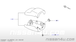Cover set-steering column Nissan Almera N16 48470-BM410