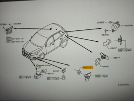 Sensor assy-distance Nissan 28438-4EA2A J11/ T32 Original.