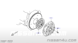 Koppelingsplaat 180mm Nissan Micra K11 30100-5F800 Gebruikt