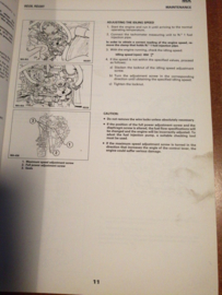 Service manual '' Model RD series diesel engine '' Nissan Laurel C32