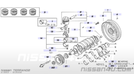 Vliegwiel TD27TI Nissan Terrano2 R20 12310-7F401