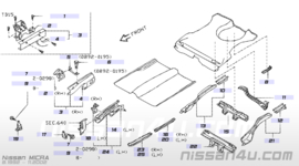 Sleephaak links Nissan Micra K11 51143-72B00