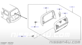 Lamp stop, high mounting Nissan Micra K11 26590-6F600 Original.