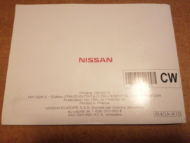 User manual '' Nissan R-plug & Radio+ '' OM13A1-R40AE1E