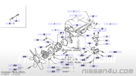 Koelwatertemperatuursensor Nissan 22630-10G00