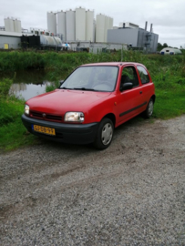 Nissan Micra K11 CG10DE rood 1993, Nieuw binnen sinds 7-10-2023