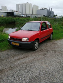 Nissan Micra K11 CG10DE red 1993. New in from 7-10-2023