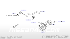 Koppeling slang remdrukbekrachtiger K9K Nissan Almera N16 47475-BN700