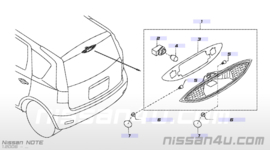 Derde remlicht Nissan Note E11 26590-5U80A Gebruikt.