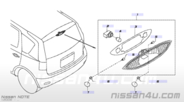 Lamp stop, high mounting Nissan Note E11 26590-5U80A